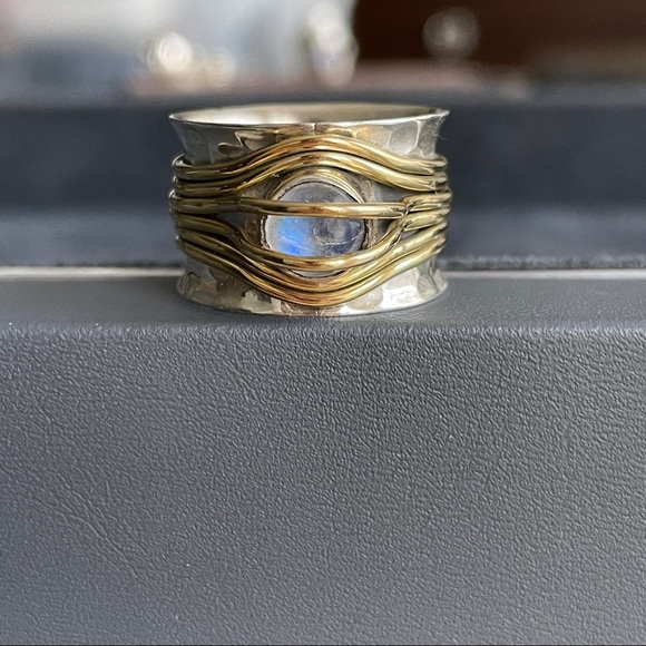 🤍 Stunning Moonstone & Opal Silver Rings 🤍 - Picture 16 of 17